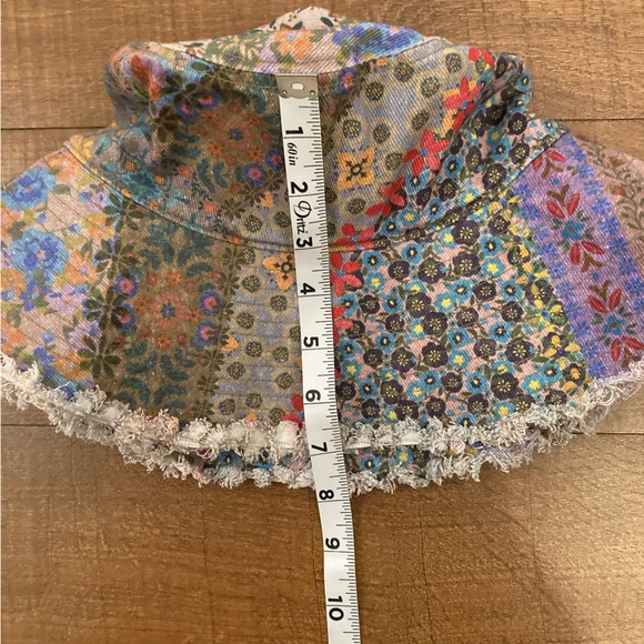 NATURAL LIFE Sandy Days Bucket Hat Watercolor Patchwork Sunny Day Boho Festival - Picture 13 of 14